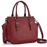 Montana West Wrangler Tote Bags for Women Medium Crossbody Purses Designer Top Handle Handbags