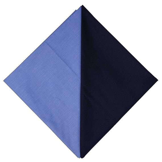 Uniform Sarees Corp Mens Unstitched Formal Shirt and Pant Fabric Combo Set for Hospital Staff Blue