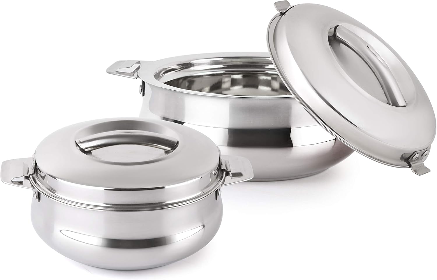 Buy Cello Celebration Stainless Steel Casserole with Steel Lid, Guest