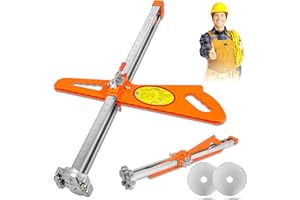 BTYCityMao Drywall Cutting Tool with 2 Extra Replacement Blades - 2026 Upgraded with Extended Nylon Handle - Foldable Drywall