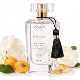 LOLLIA Elegance Eau de Parfum, 3.4 oz, Amber &amp; Mirabelle Perfume for Women | A 100 ml eau de parfum of amber, mirabelle plum and greens, a sophisticated scent from Lollia's luxury perfumes for women