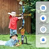 VATOS 2 Pack Archery Set Light Up Bow & Arrow Toy Cup Target 29 in Dart Board view 6