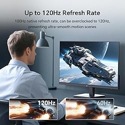 KTC 27 Inch QHD Computer Monitor 100Hz, Up to