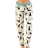 Lazy One Pajamas for Women, Cute Pajama Pants, Cat and Dog Pajamas for Women, Comfy Women's PJs