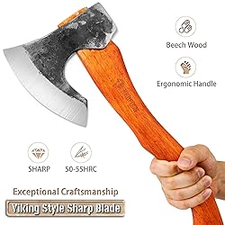 NEDFOSS Camping Axe Hatchet, 15.6" Forged Steel Axe
