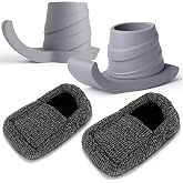 Vive Walker Ski Glides and Covers (4 Pack) - Skid Caps, Senior Accessories | Feet Sliders for Back Legs of Folding Walkers - Replacement Parts, Slide Easily - Gliders for Hardwood Floor, Carpet, Outdoor