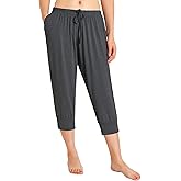 Latuza Women's Viscose Jogger Capri Pajama Lounge Pants