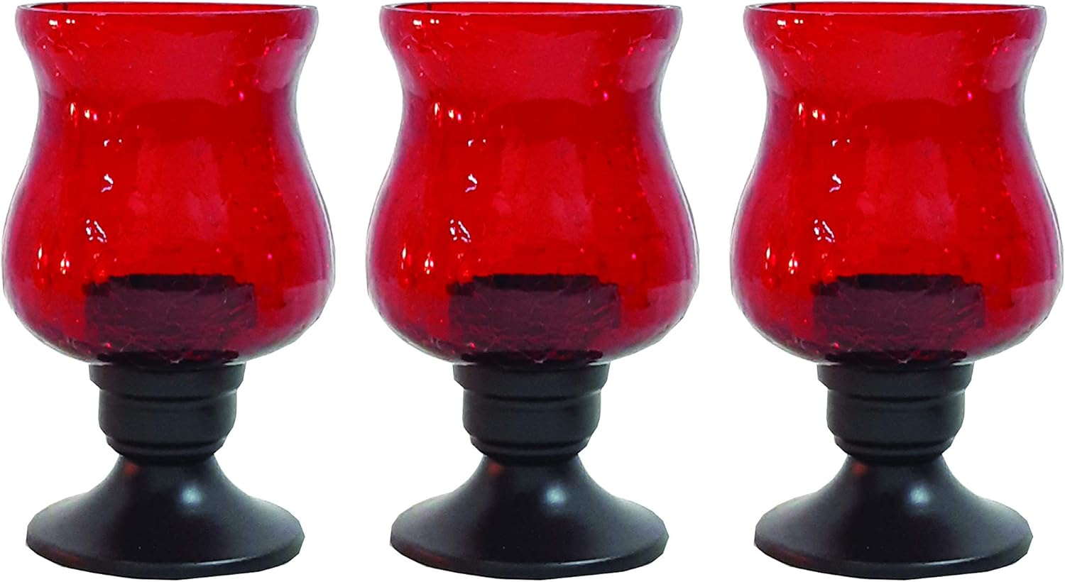 Home Decor Curio Crafts Glass Metal Mini Raga Hurricane Candle Holders Set Of 3 For Christmas Thanksgiving Home Decoration Candles Holders