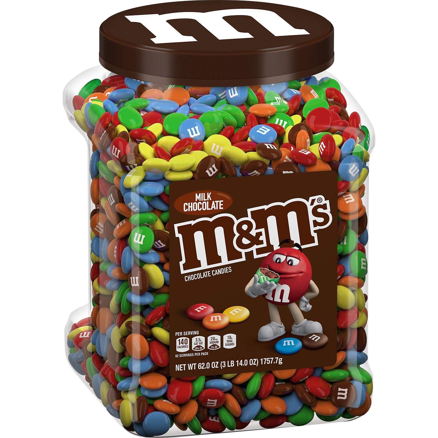 Amazon M M s Milk Chocolate Candies 3Lb 14oz Jar Limited