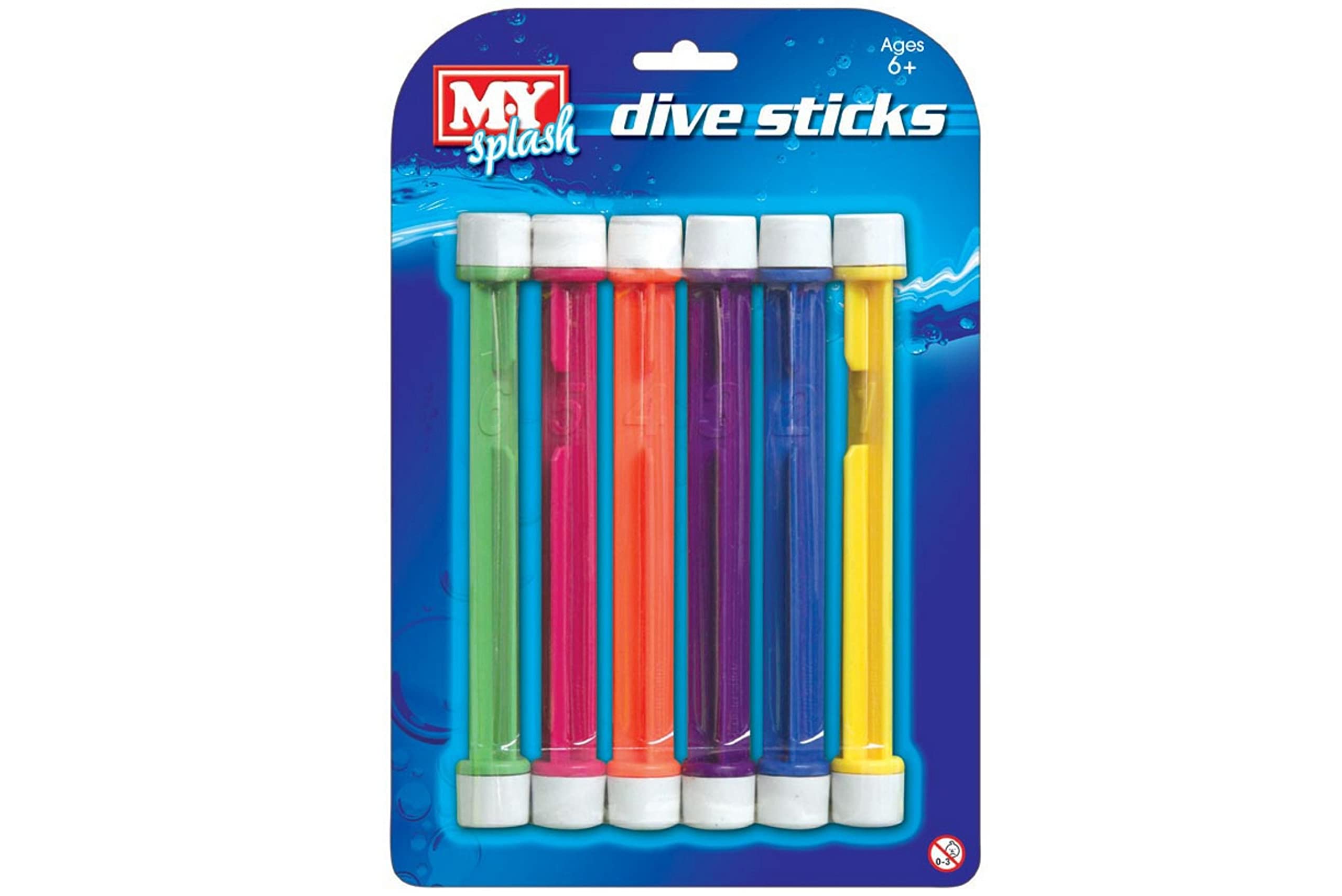 M.Y Splash Dive Sticks 6 Pack Swimming Pool Accessoires Divivng Pool Toys