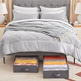 Lifewit 2 Pack Underbed Storage Bags with Lid 65L Grey view 6