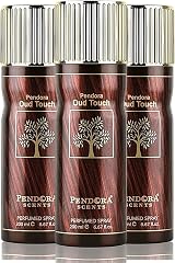 Paris Corner Pendora Scents Oud Touch Body Spray 3 x 200ml Set for Men & Women view 1