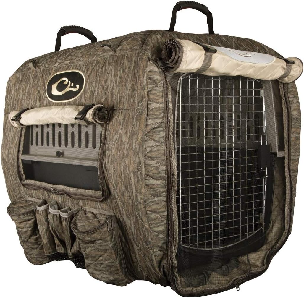 Drake Deluxe Adjustable Insulated Dog Kennel Cover (Mossy Oak