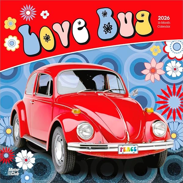 arti - VW Beetle Calendar 2026 - Wall Calendar in Format 30 x 30