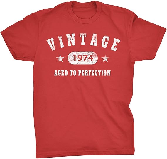 Amazon Co Jp 46歳の誕生日プレゼントtシャツ ヴィンテージ1974年熟成 Clothing Accessories