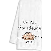 FTKBGHY in My Sourdough Era Baking Kitchen Towels, Bread Maker Gifts, Gifts for Sourdough Bakers Baking Lovers Decorative Dish Hand Tea Towels for Bakery Kitchen, 16x24 Inch