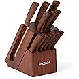 Hampton Forge Raintree Copper 13 Piece Block Set, Brown/Wood