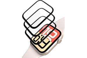 Sinoacc Screen Protector Compatible with Apple Watch SE 3 44MM, Anti-Bubble, HD Ultra-Thin, Easy Installation, Scratch-Resist