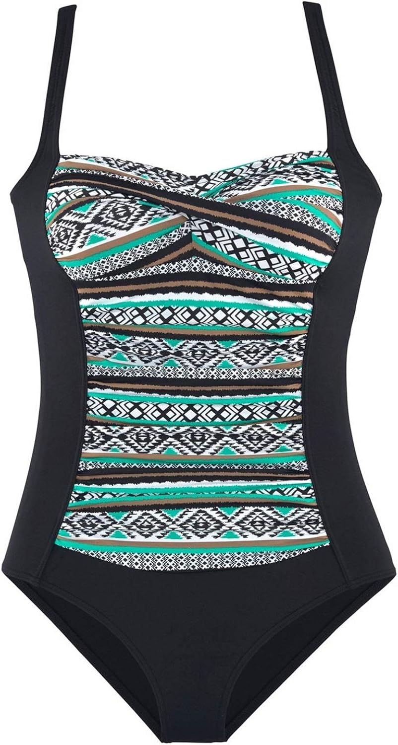 WUBIAOTANG Swimsuit 2021 Connected Swimwear Print European and American