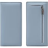 Bakurok Wallets for Women Slim Thin Soft Leather RFID Blocking Credit Card Holder Bifold Long Ladies Wallet Clutch