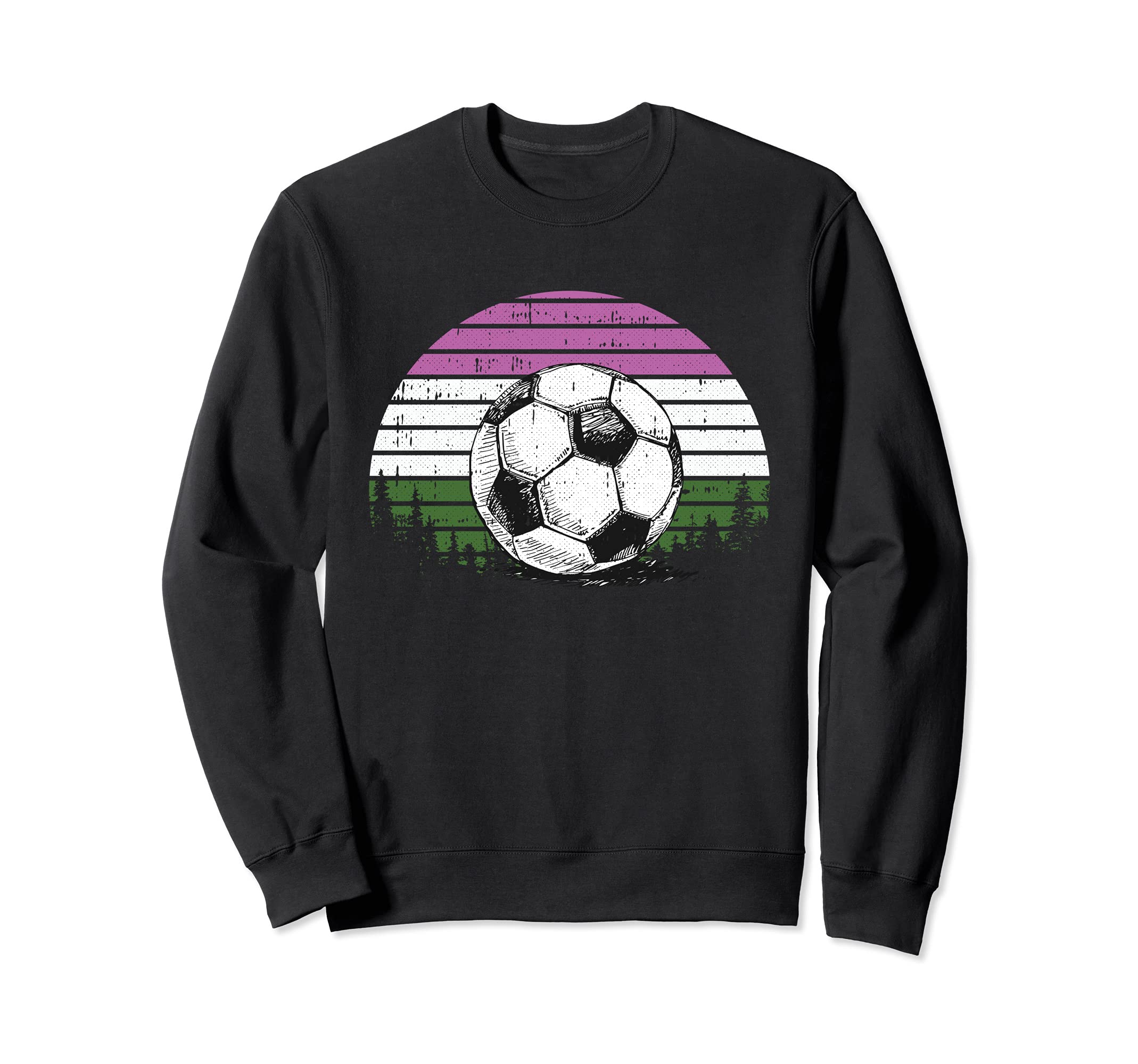 Soccer Ball LGBT-Q Gender-Queer Pride Sport Fan Player Ally Sweatshirt