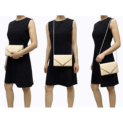 black suede evening clutch