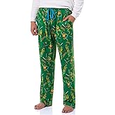 Teenage Mutant Ninja Turtles Men's Tossed Print Sleep Pajama Pants For Adults