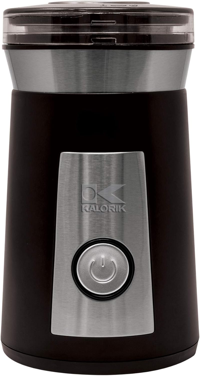Kalorik, CG 44047 BK, Coffee and Herb Grinder, Stainless Steel & Black
