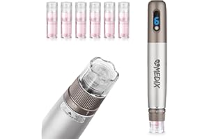 Micro Needle Derma Roller Pen - Microneeding 0.25 mm Beauty Pen - Home Use Microneedles Pen for Women Men Tools