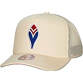 Mitchell & Ness Atlanta Braves Cooperstown MLB Evergreen Trucker Snapback Hat Cap - Off White