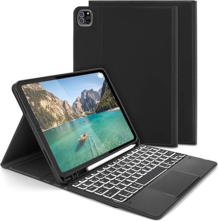 Keyboard Case With Touchpad Mouse For Ipad Air 4th Amazon Co Uk Electronics