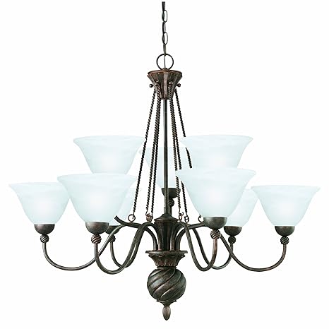 Thomas Lighting Sl819323 Cambridge Chandelier Colonial Bronze