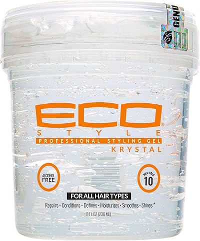 Eco Style Krystal Styling Gel 236ml Maximum Hold African-American Hair