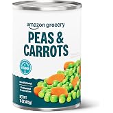 Amazon Grocery, Canned Peas and Carrots, 15 Oz