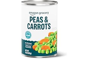Amazon Grocery, Canned Peas and Carrots, 15 Oz (Previously Amazon Fresh, Packaging May Vary)