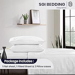 SGI bedding 600 Thread Count 4 Piece 100% Egyptian