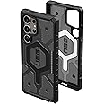 URBAN ARMOR GEAR UAG Designed for Samsung Galaxy S24 Ultra Case 6.8" Pathfinder Clear Ash, Magnetic Charging Rugged Military Drop-Proof Impact Resistant Non-Slip Transparent Protective Cover