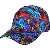 BCQJNB Tie Dye Baseball Cap Snapback Hats Adjustable Trucker Hat for Men Women