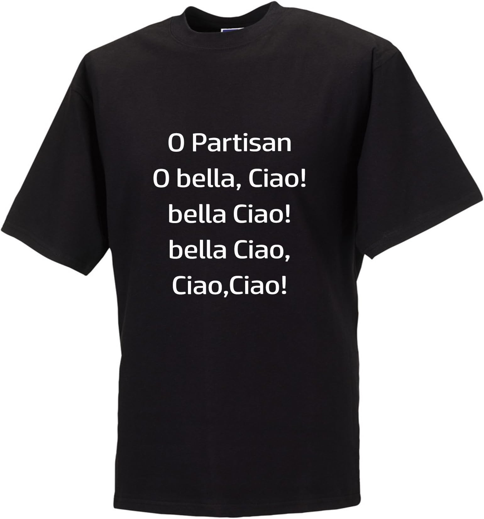 T Shirts for Men-Bella Ciao! O Partisan Song -Money Heist Print