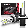 BRISHINE 880 899 LED Fog Light Bulbs 6000K Xenon White, Extremely Bright 3030 Chips 892 886 890 LED Bulbs with Projector for Car Fog Lights, Daytime Running Lights DRL(Pack of 2)