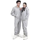 Uptickwear Adult Onesie Pajama for Men & Women | One Piece Hooded Jumpsuit, Ultra Soft Fleece | Loungewear, Sportwear