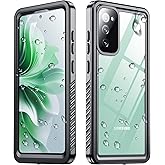 SPIDERCASE Designed for Samsung Galaxy S20 FE 5G Case Waterproof,Built-in Screen Protector [12FT Military Shockproof] IP68 Underwater Full Heavy Duty Anti-Scratched Rugged Case for S20 Fe 6.5",Black