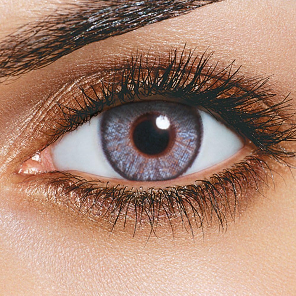 Skhoza Monthly Coloured Contact Lens-Zero power (grey)