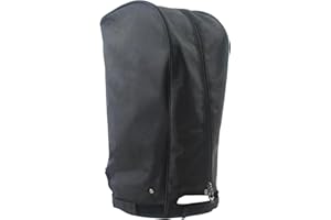 SYCFQX Golf Bag Cover Rain ​Hood Waterproof, Rain Cape for Golf Bags fit Almost All Tour Bags Golf Bags or Carry Cart for Mens Women Golfer (Black)
