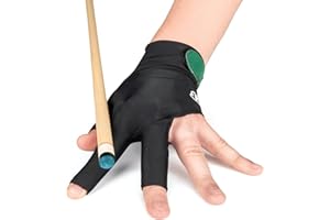 McDermott Billiard Pool Cue Glove - for Left Hand (Right-Handed Player)