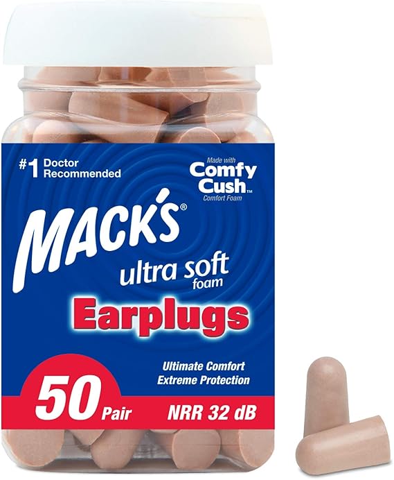 Macks Ultra Ear Plugs Beige, 50 Pairs Amazon.it Salute e cura della