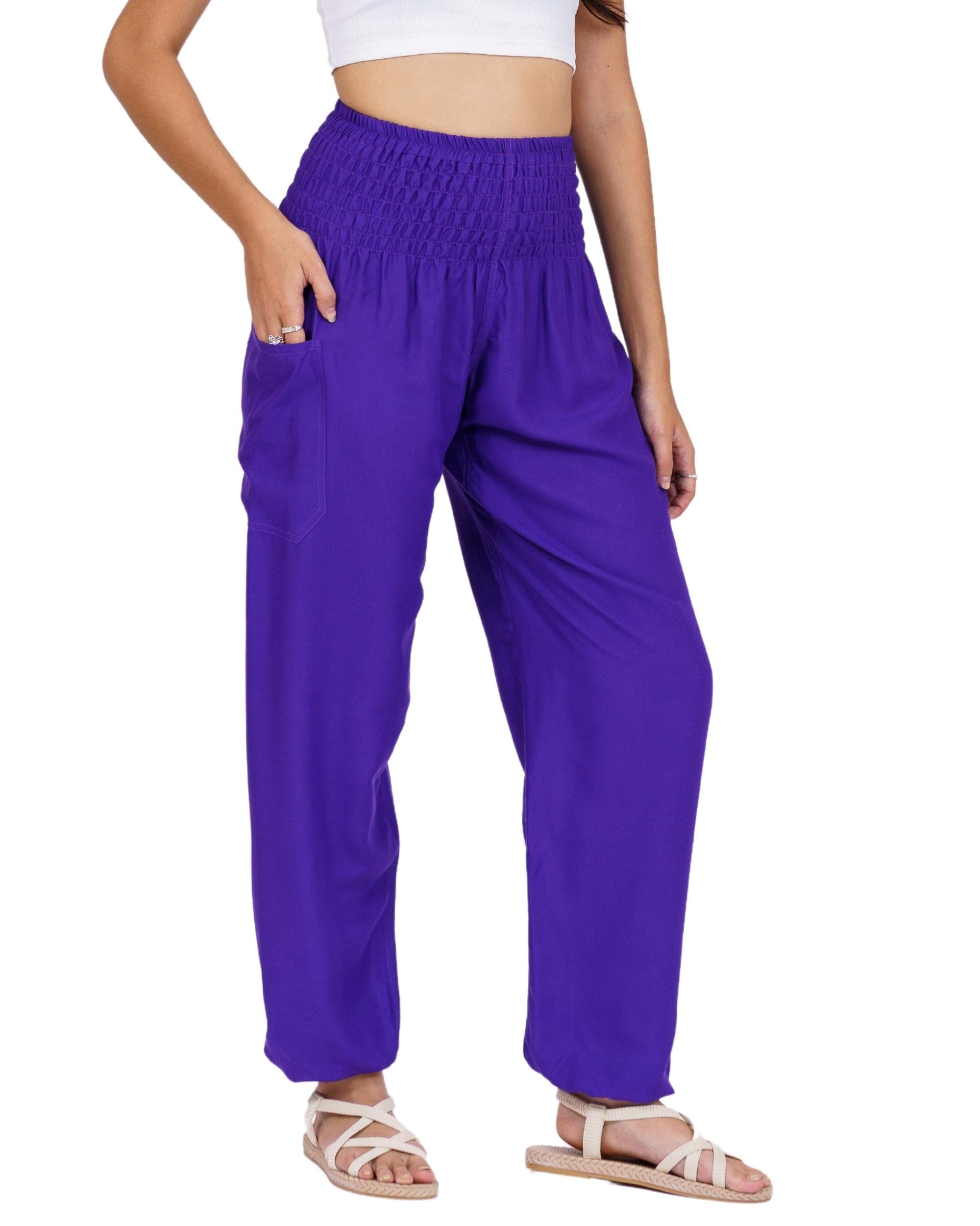 LOFBAZ Harem Pants for Women Yoga Boho Hippie