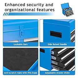 AirWire Tool Chest, 5-Drawer Rolling Tool Storage
