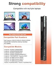 M5Y1K 40WH 14.8V Laptop Battery for Dell Inspiron