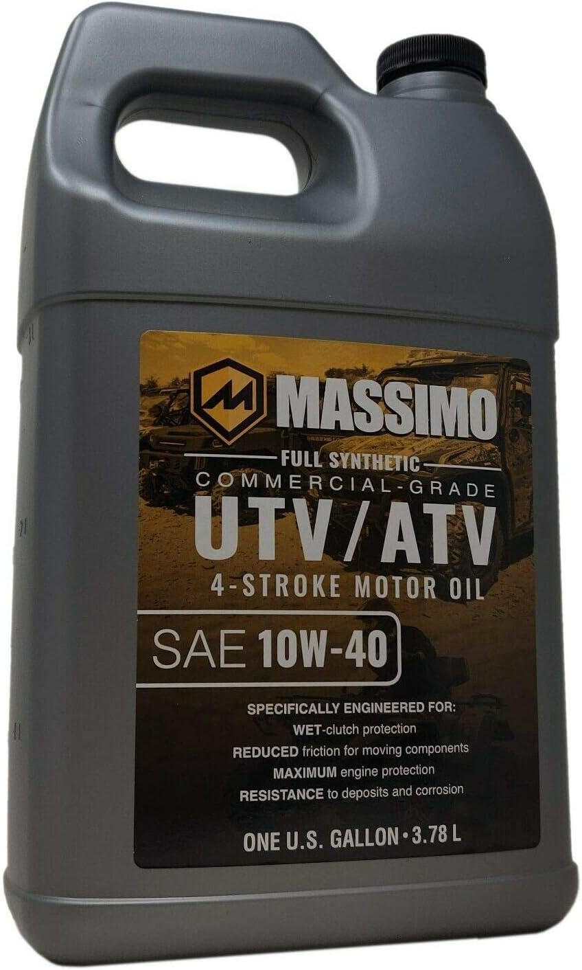 MASSIMO MOTOR Premium High Mileage Full Synthetic Oil 10W